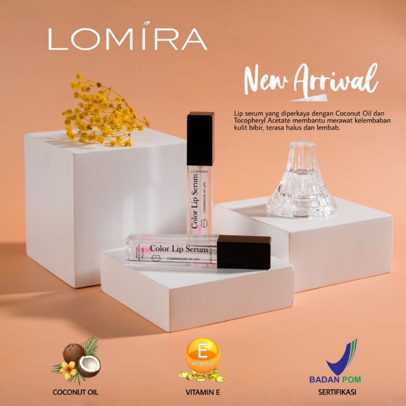 BPOM LOMIRA LIP SERUM LIP BALM LIPTIN / RECCA