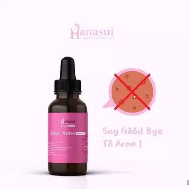 SERUM HANASUI ANTI ACNE (PINK) - SERUM WAJAH HANASUI JAYA MANDIRI