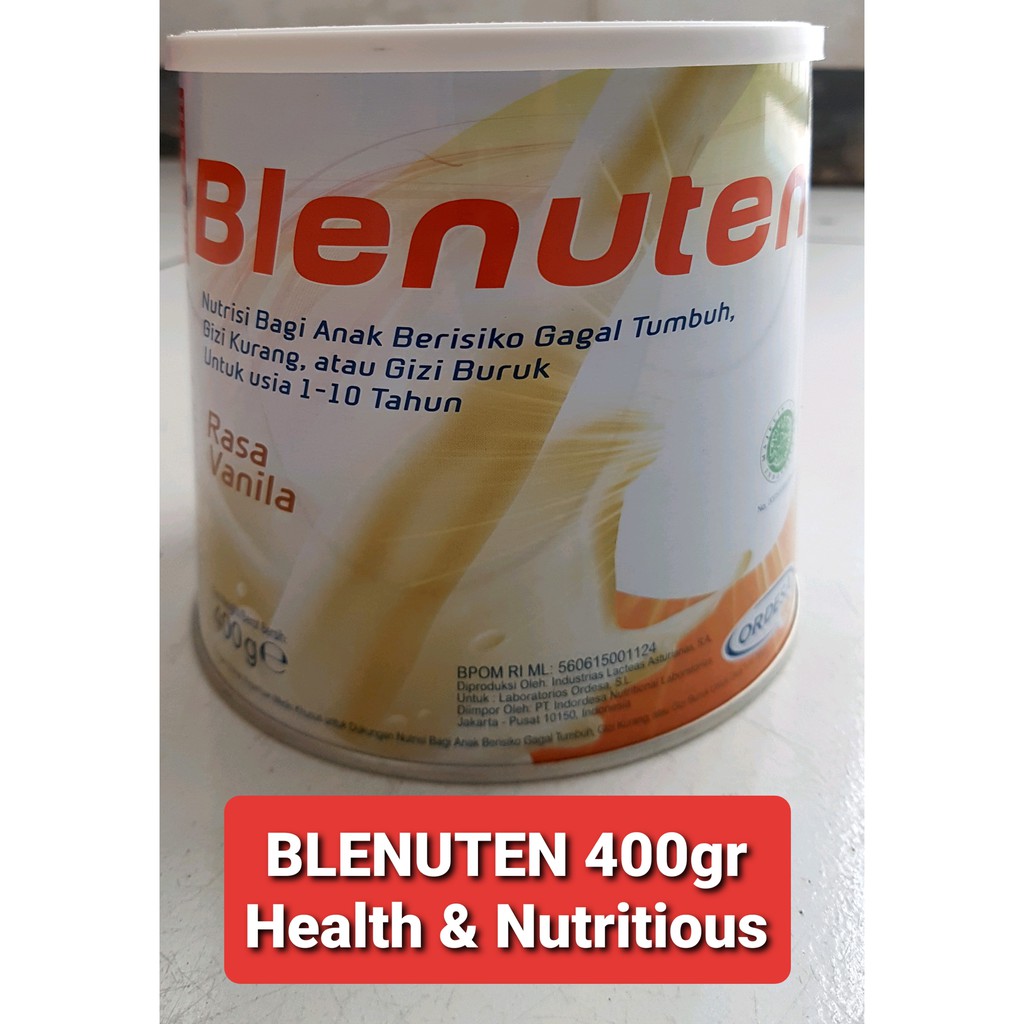 SUSU BLENUTEN 400 SUSU BLENUTEN BAGI ANAK BERISIKO GAGAL TUMBUH, GIZI