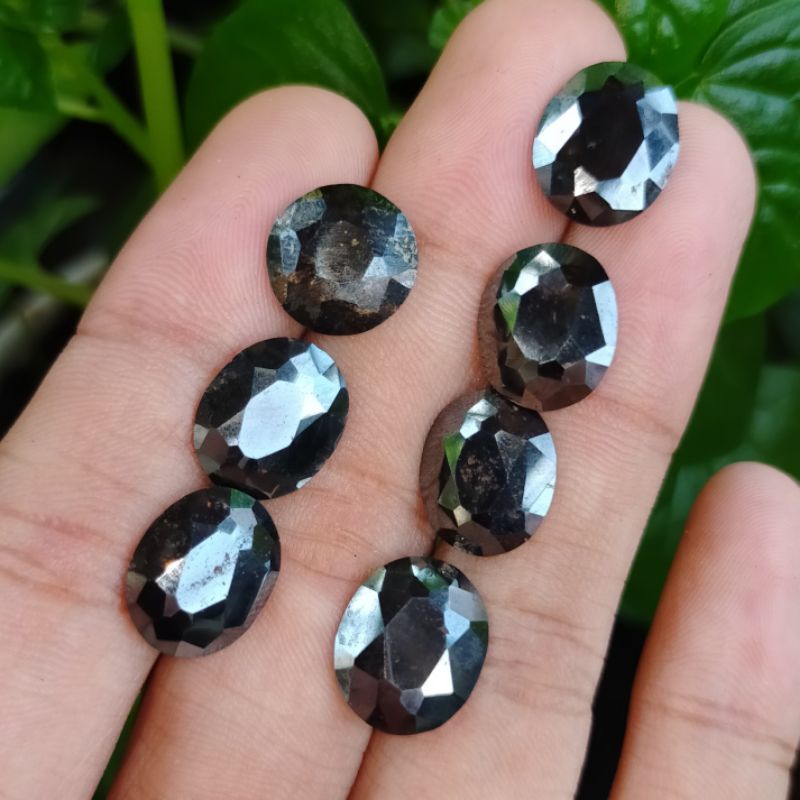 batu asli nempel magnet badar besi bkn citrine vivid safir diamond zirconia cincin anting giok akik