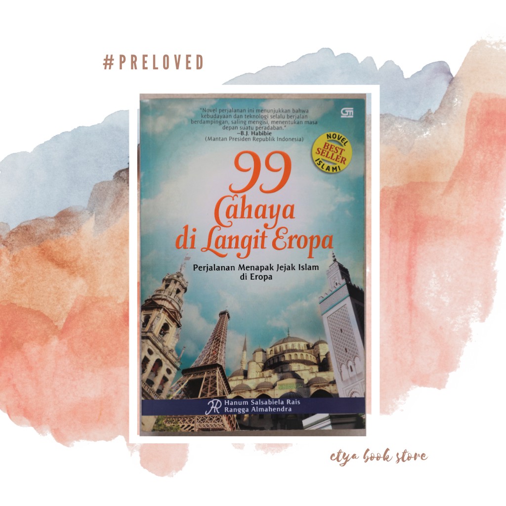 Buku Novel Bekas Preloved 99 CAHAYA DI LANGIT EROPA