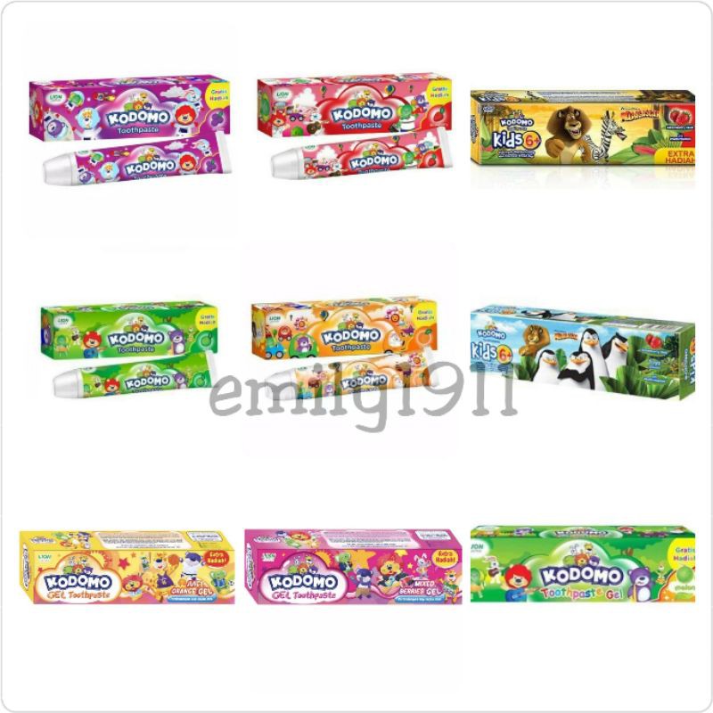 Kodomo toothpaste 45gr / pasta gigi kodomo / pasta gigi anak / kodomo gel