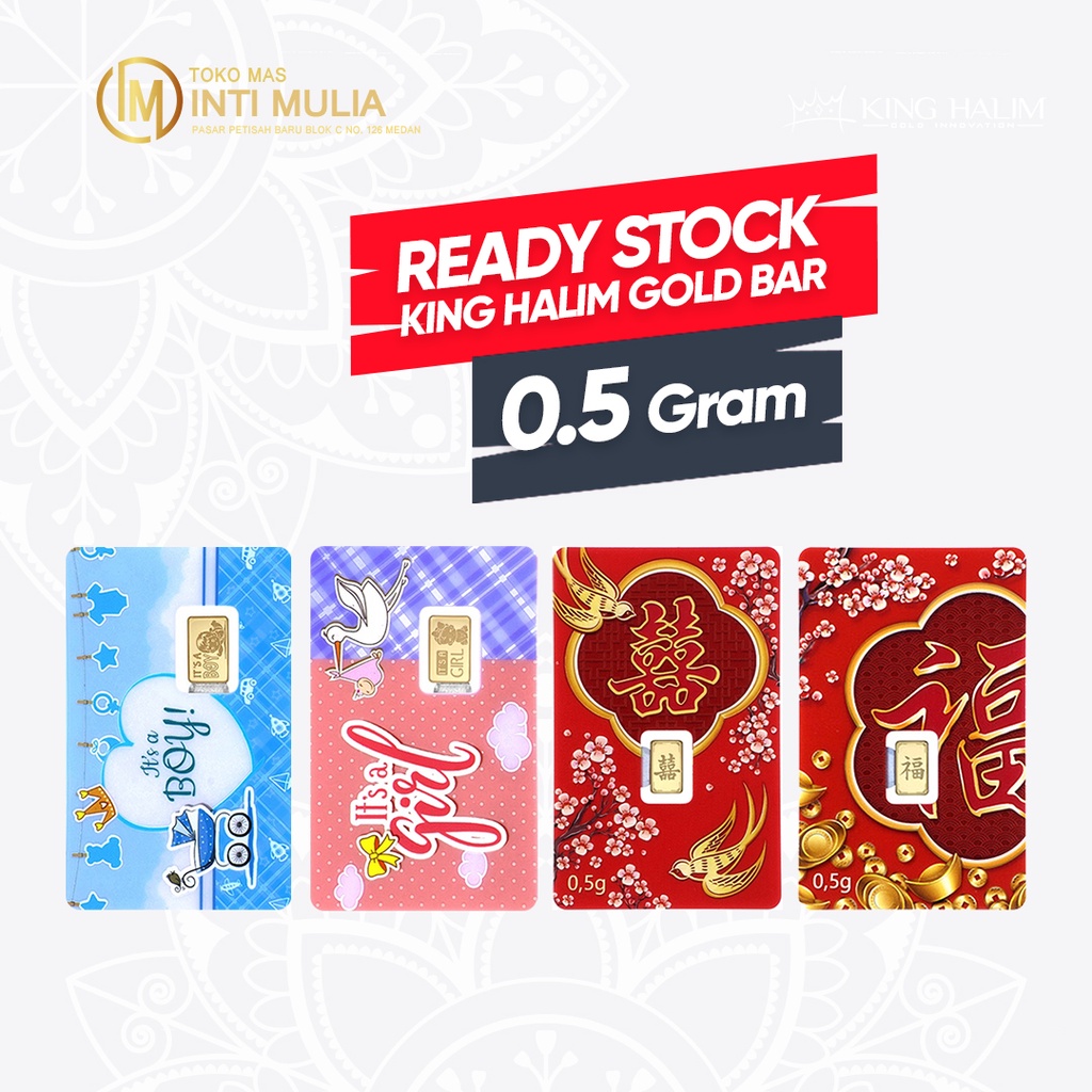 King Halim Gold Bar Edition 0.5 Gram