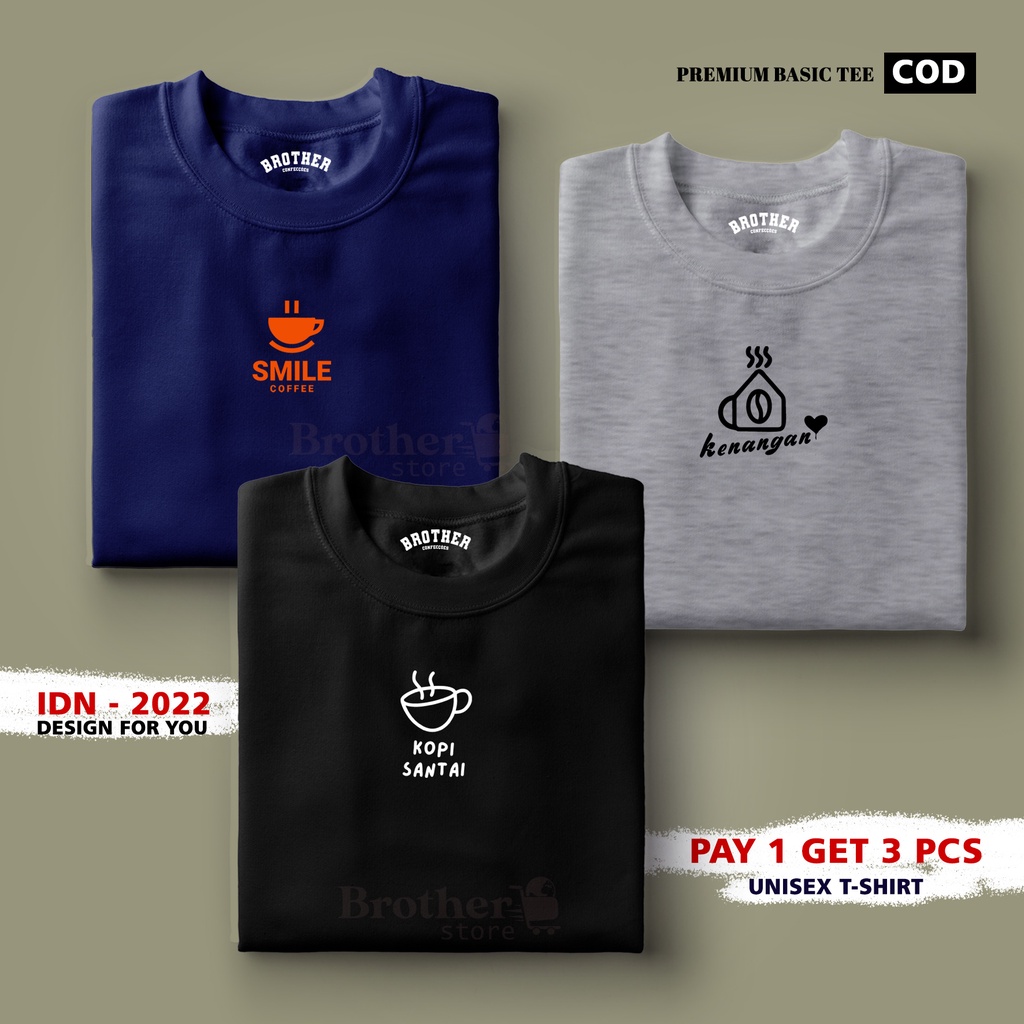 BUY 1 OR 3 PCS ( PROMO COD ) BROTHER STORE / Kaos Distro100% Catoon Combed 30s / ArticelCKKS3