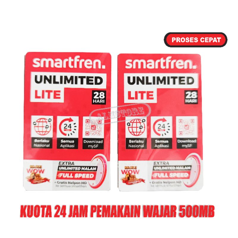 Proses 1 Menit Kuota Voucher Smartfren Unlimited Lite 1 Bulan Murah Meriah