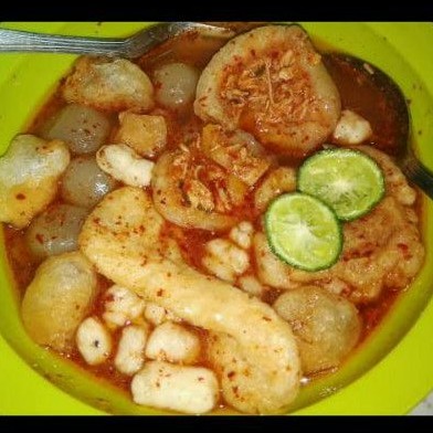 

BOCI, baso aci isi ayam suwir pedas nampol