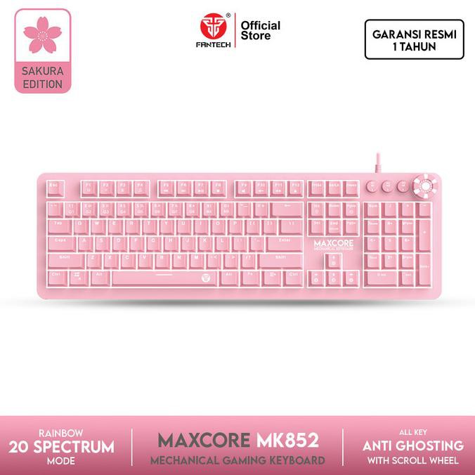 Fantech SAKURA EDITION MaxCore MK852 Keyboard Gaming Mechanical