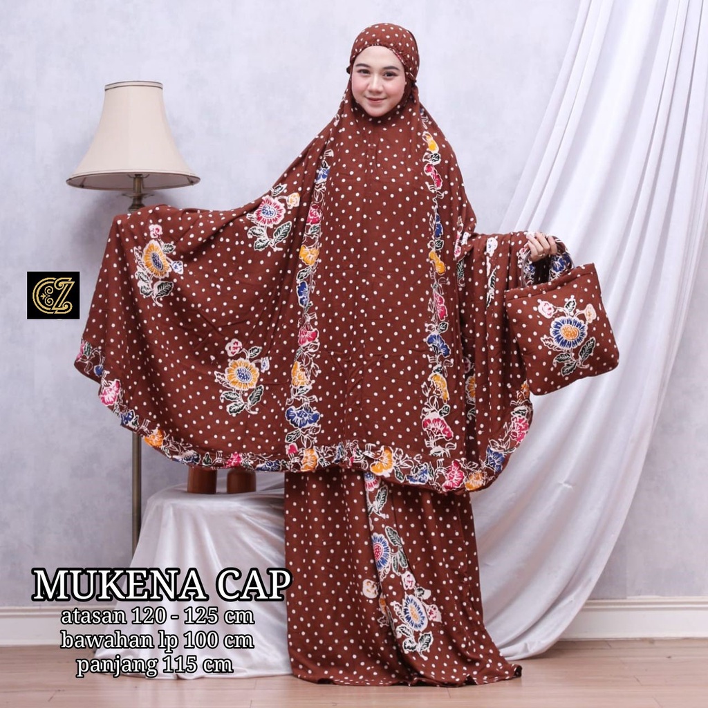 Mukena Setelan Batik Asli Pekalongan Rayon Adem 58 / Coza Batik