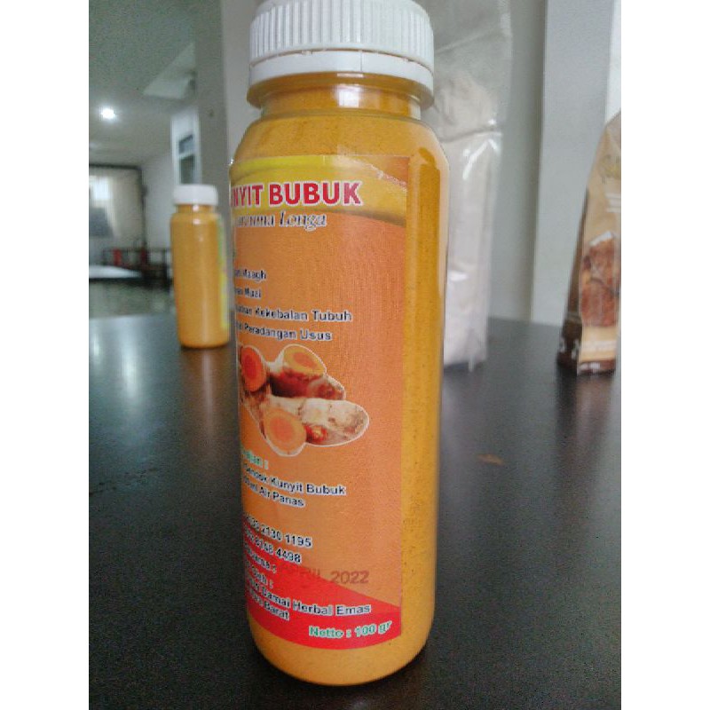 

kunyit bubuk Curcuma Longa 100 gram
