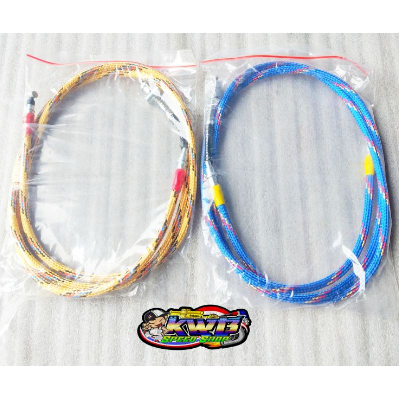 Kabel rem belakang matic serat warna