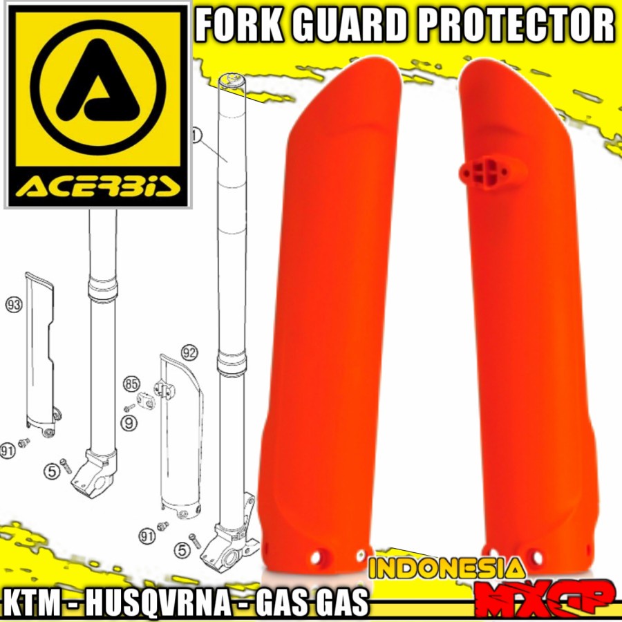 KTM - HUSQVARNA - GAS GAS 125 150 200 250 300 350 450 500 - 2015 2016 2017 2018 2019 2020 2021 2022 