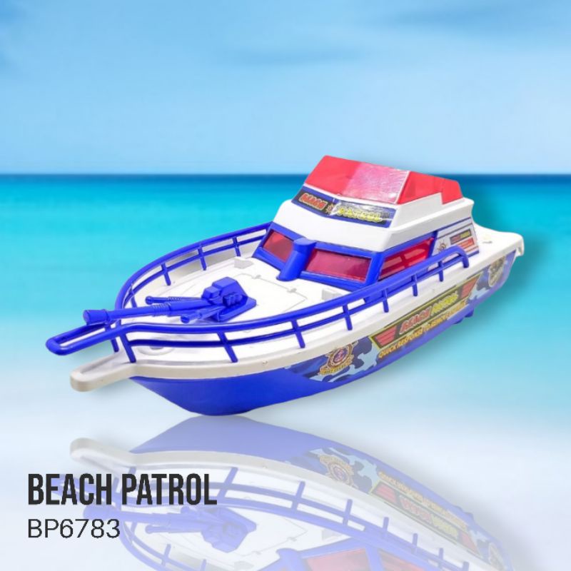 Mainan Perahu Air Speed Boat Beach Patrol