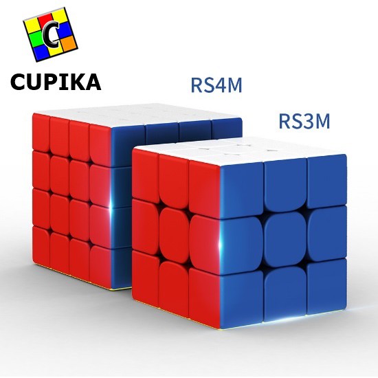 Rubik 4x4 MoYu RS4M 2020 Magnetic Stickerless MoYu RS4 M 2020 Original