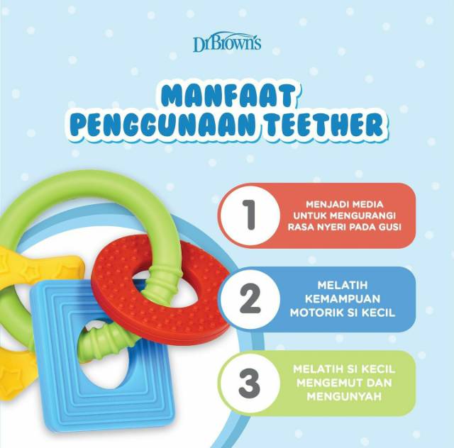 Dr Browns Learning Loop Teether Gigitan bayi