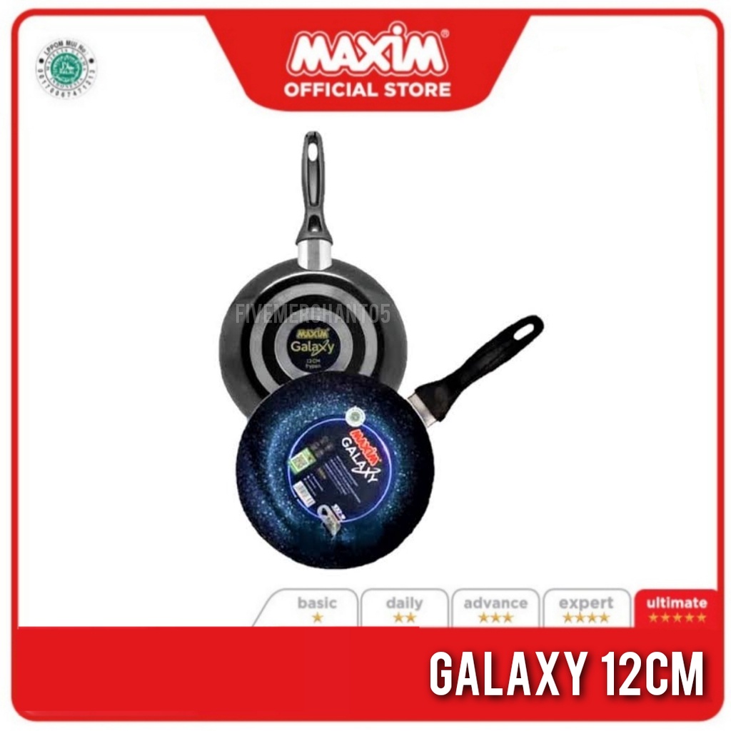 Penggorengan Maxim Galaxy 12cm Frypan Maxim Galaxy Wajan Teflon Maxim Teflon Telor Ceplok Telur Ceplok 12 cm