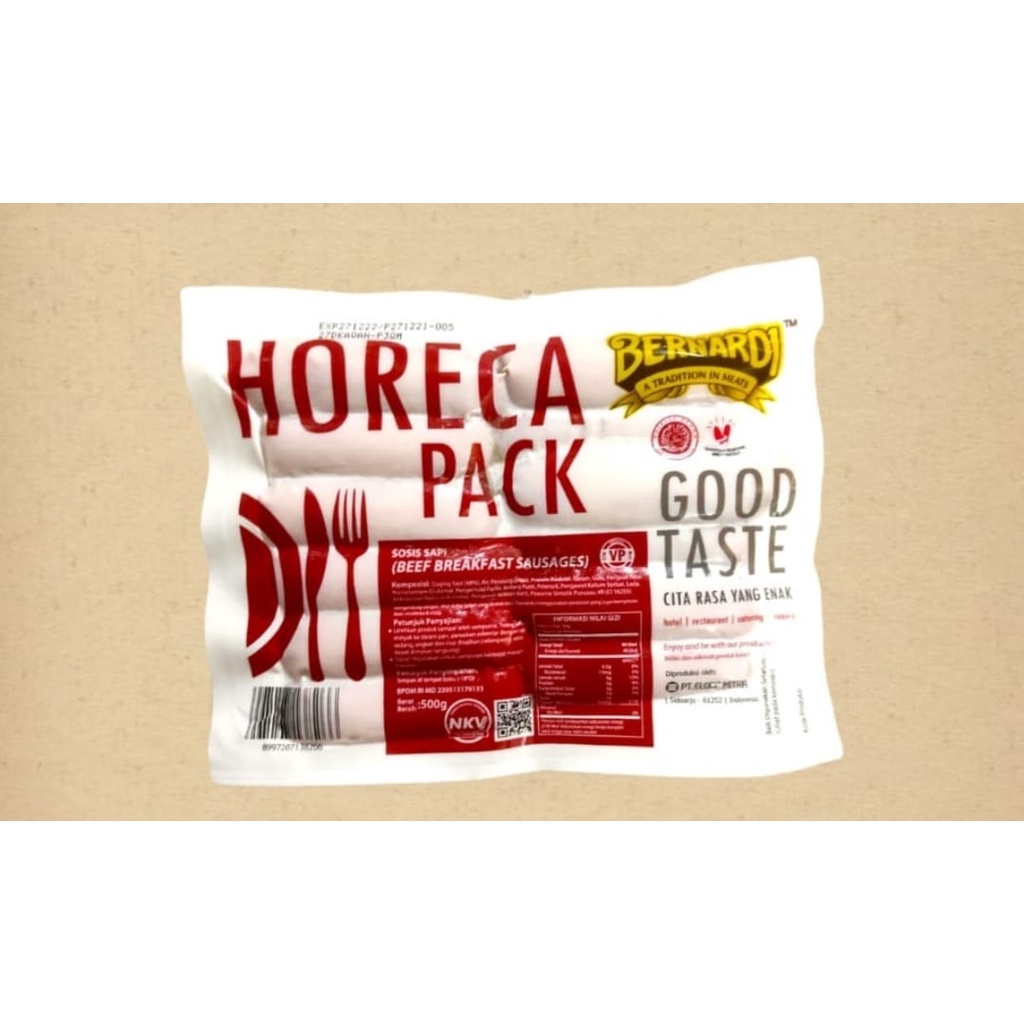 

Sosis Bernardi Horeca 500 gr