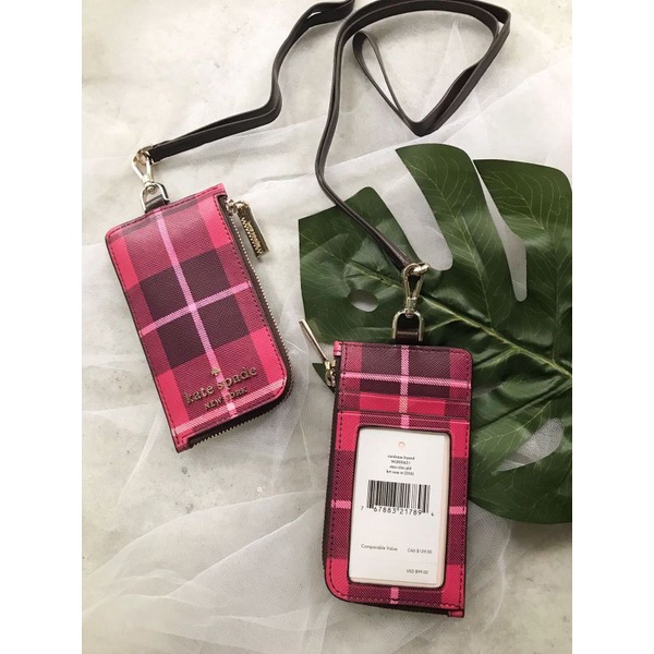 Jual Name Tag Kate Spade Original Authentic / Staci Cardcase Lanyard