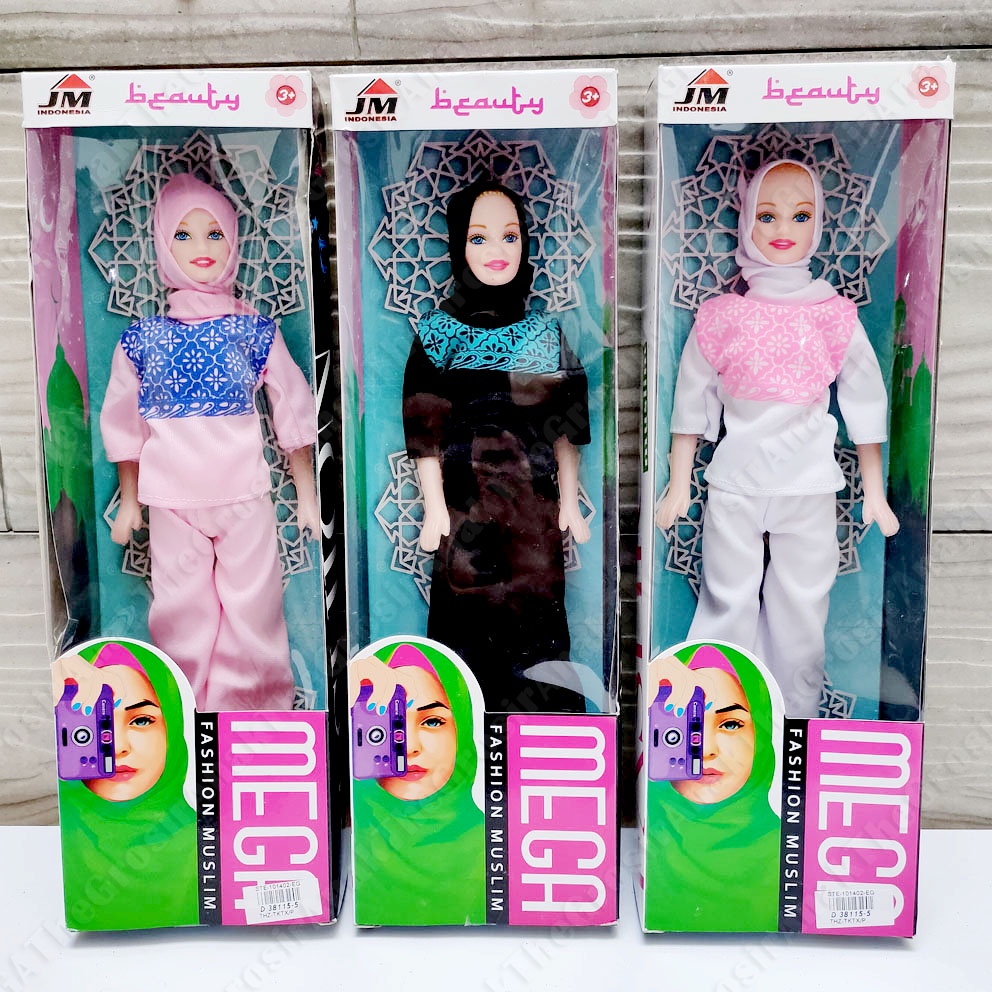 BONEKA BERBIE MEGA FASHION HIJAB MUSLIM