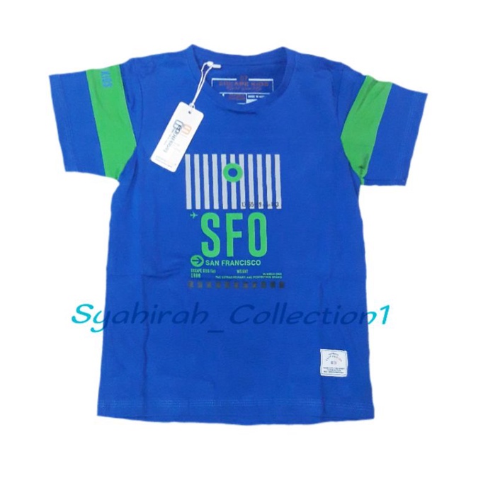 Baju Kaos Anak Laki-laki Erkape Kids Umur 5-7 Tahun