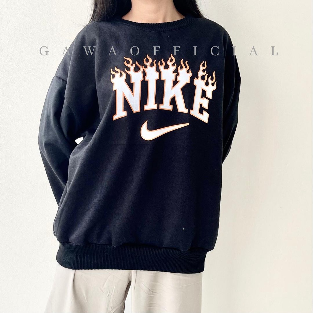 SWEATER OVERSIZE WANITA NIKE SWEATER WANITA PRIA KEKINIAN-2