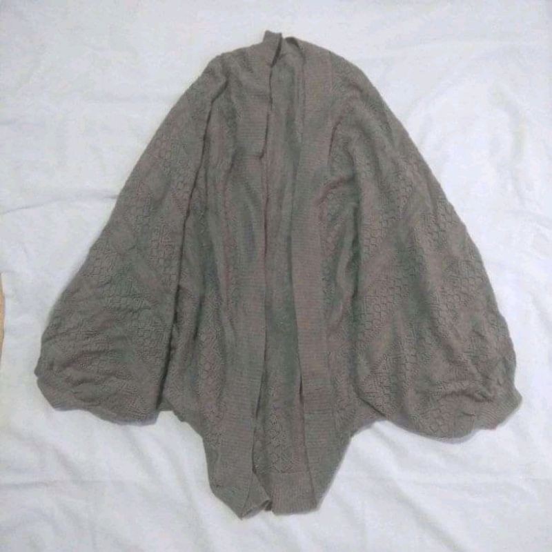 Cardigan Rajut Batwing Kawaii Japanese Mori Kei Natural Shoujo Sawako Style