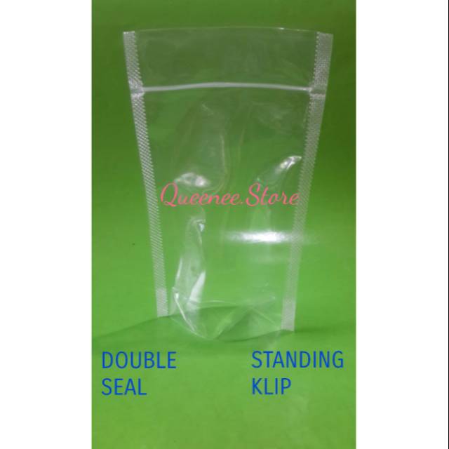 PLASTIK STANDING POUCH 10X17