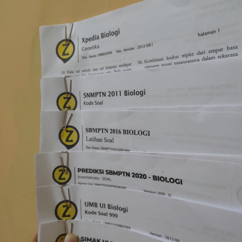 Kumpulan Print Latsol Zenius Tka Biologi Utul Ugm Simak Ui Sbmptn Utbk Shopee Indonesia