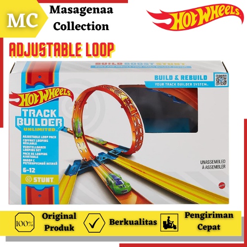 Mainan Maenan Lintasan Jalanan Arena Trek Hot Wheels Hotwheels Hotwheel Track Builder Unlimited Adju