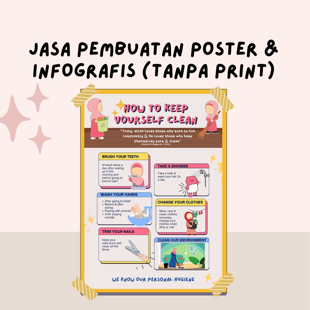 Jasa Pembuatan Poster dan Infografis (Tanpa Print)