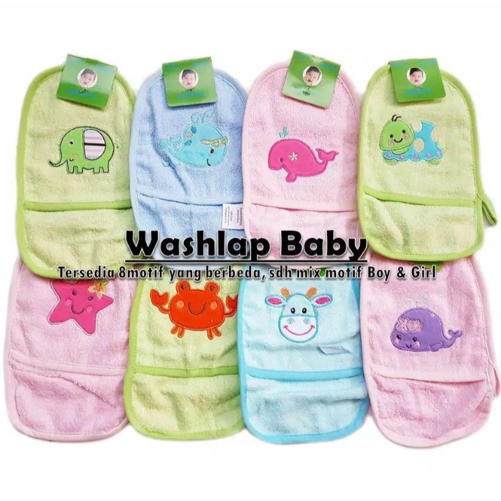 catell love  Bath Mitt / Washlap Mandi Bayi Anak 4879