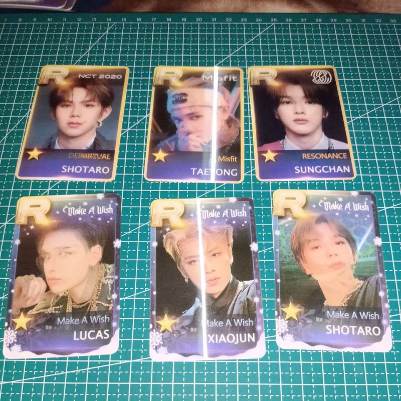 LENTICULAR NCT FANMADE MAKE A WISH RESONANCE MISFIT SHOTARO SUNGCHAN TAEYONG LUCAS XIAOJUN