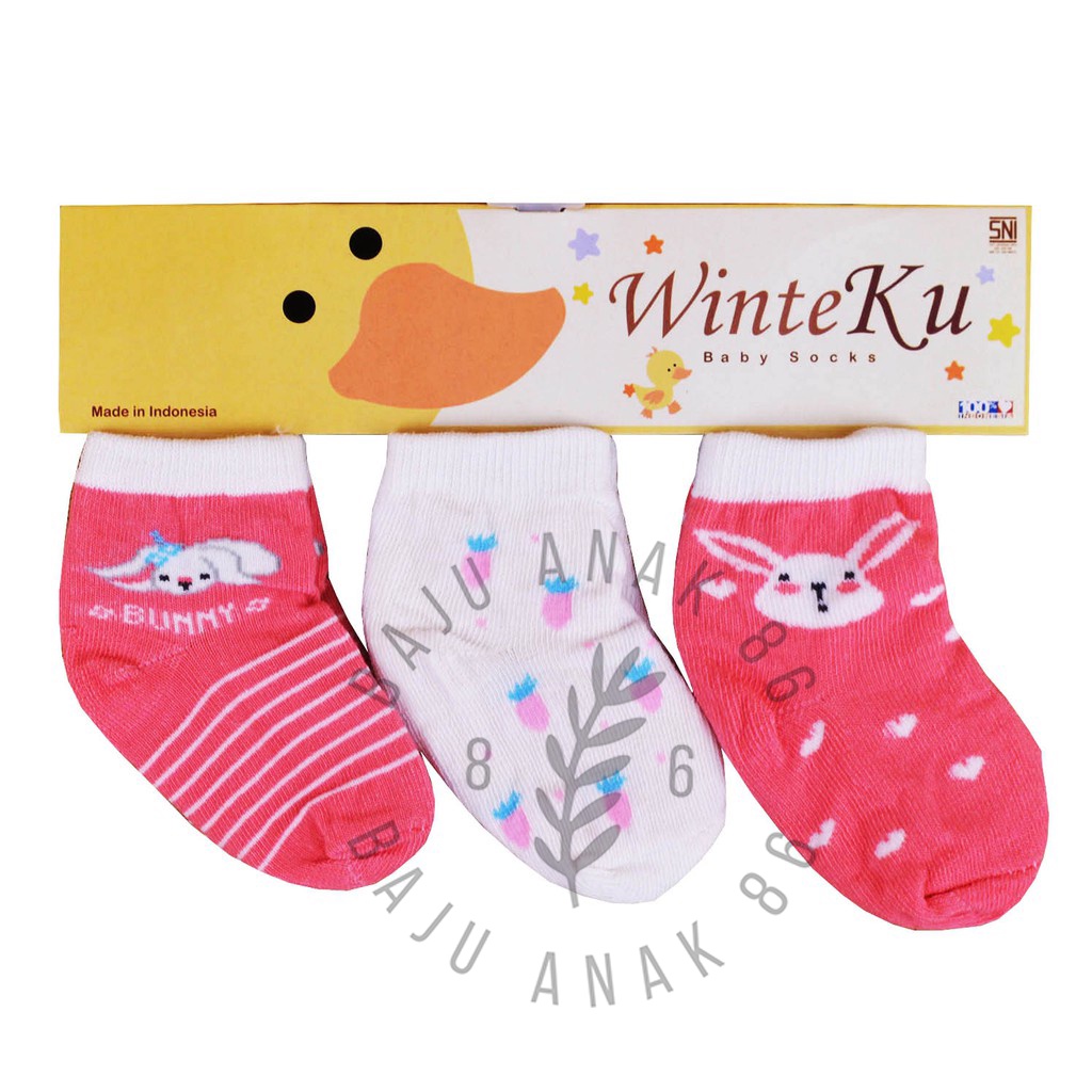 Pilih Motif Kaos Kaki Bayi 3in1 Winteku - 022.4159