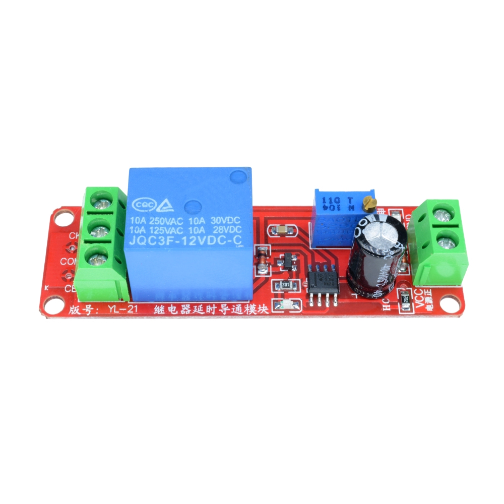 ✈【Fast/COD】✈ Modul NE555 Delay Switch Shield Timer DC 12V Adjustable 0-10 Detik