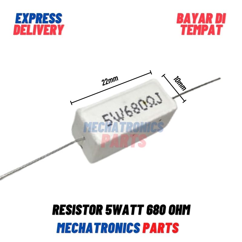 [PAS-9352] RESISTOR 5WATT 680OHM