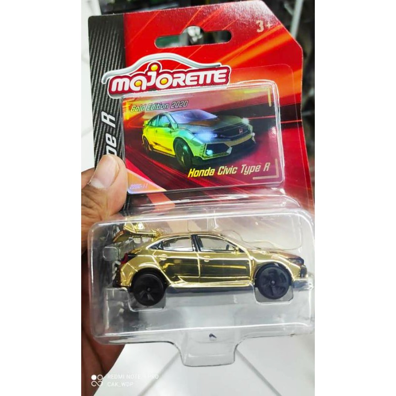majorette Honda Civic type-r# gold edition 2020