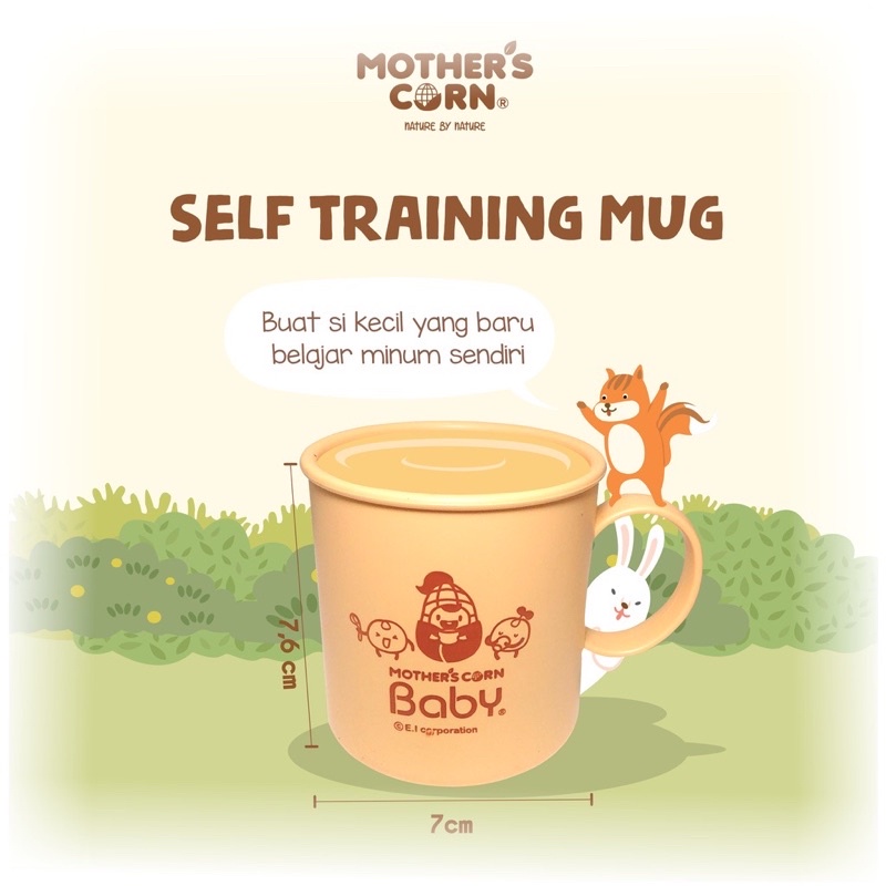 Mother’S Corn Self Training Mug /Gelas Minum anak