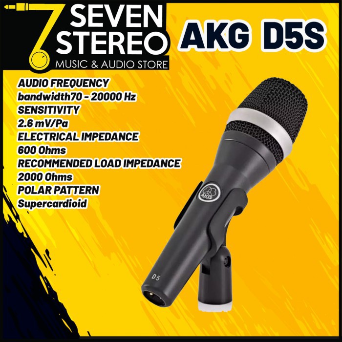 AKG D5S D5 S Professional Dynamic Microphone