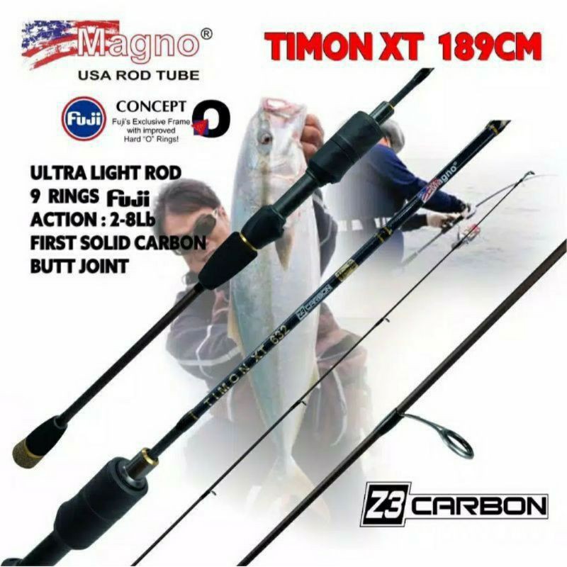 Joran UL Magno Timon xt 632/189 cm 2-8 Lb