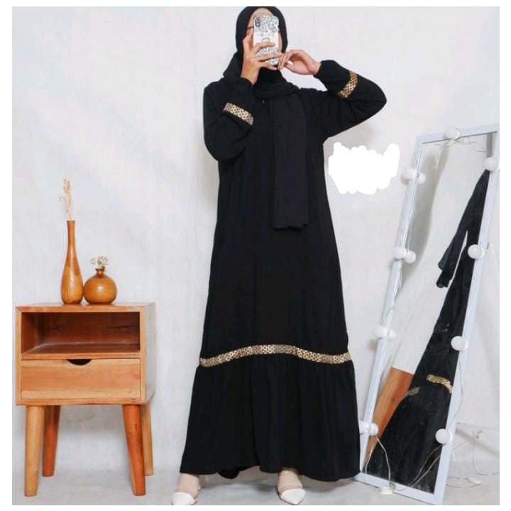 promo-big sale-Best seller-dress hitam-dress polos-murah gamis turkey-gamis turki terbaru abaya-gami