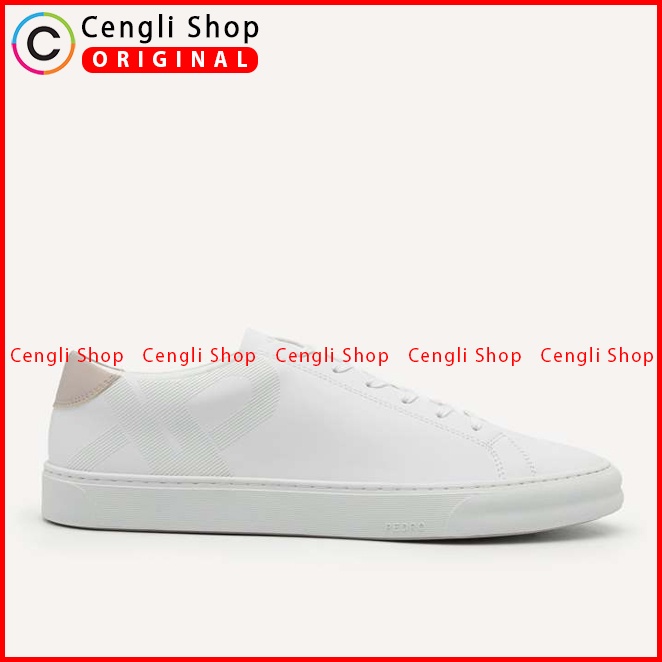 SEPATU SNEAKER PEDRO PRIA ORIGINAL CASUAL KETS BRANDED PUTIH PM115