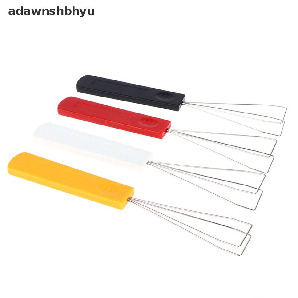 Adawnshbhyu Kawat Baja Keyboard Keycap Puller Gagang Plastik Remover Alat Pembersih