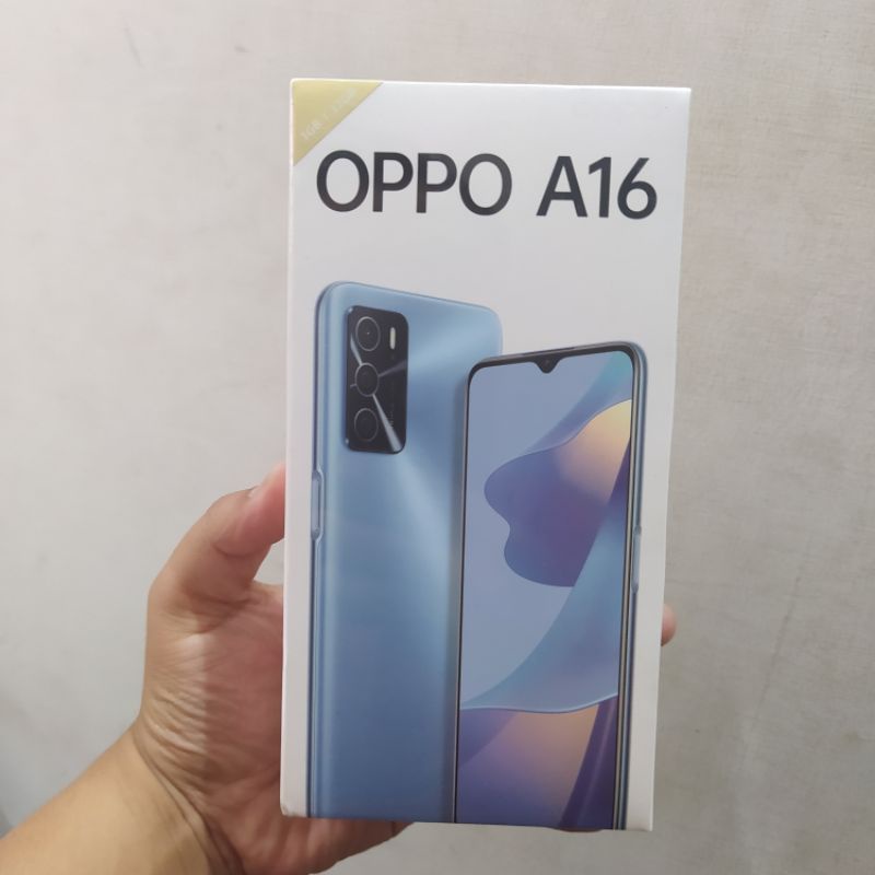 Oppo a16 3/32 segel New Bergaransi Bonus OTG