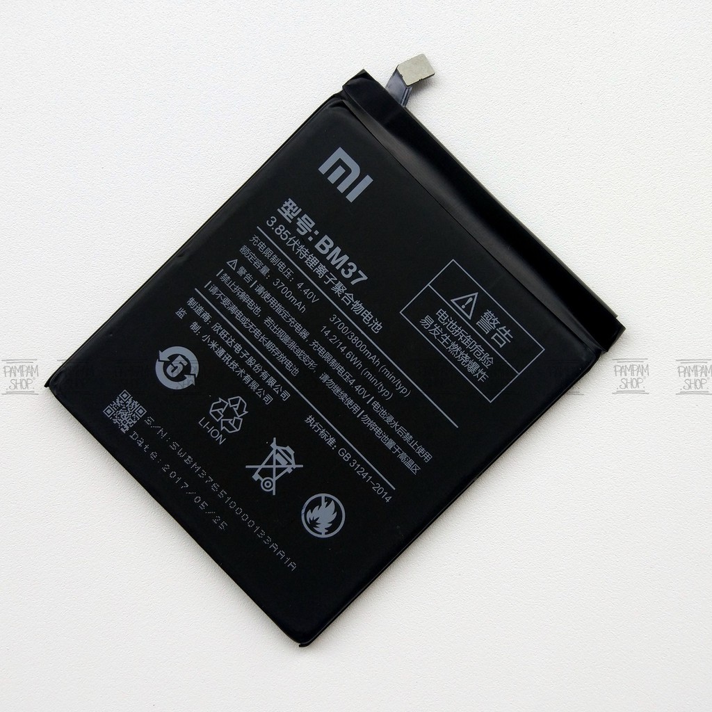 Baterai XiaoMi BM37 Mi5S Plus Mi5S Plus Original OEM Battery Batrai Batre BM 37 Xiao Mi HP