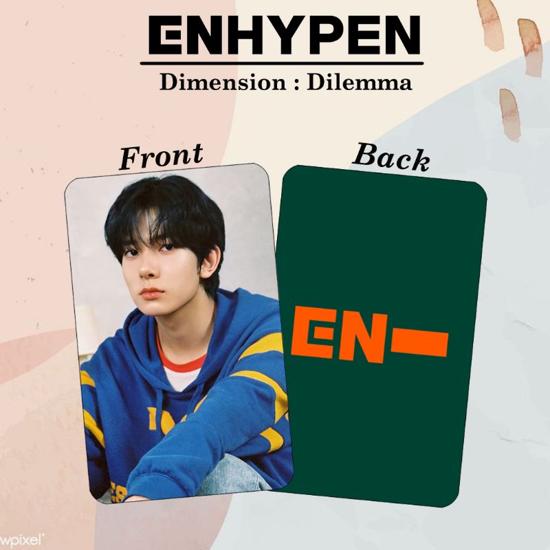 PHOTOCARD ENHYPEN DIMENSION : DILEMMA (UNOFFICIAL)