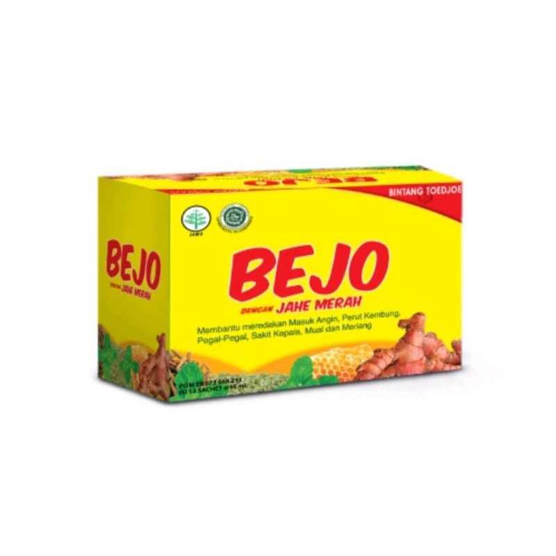 

bejo jahe merah // bejo anak per sachet untuk masuk angin