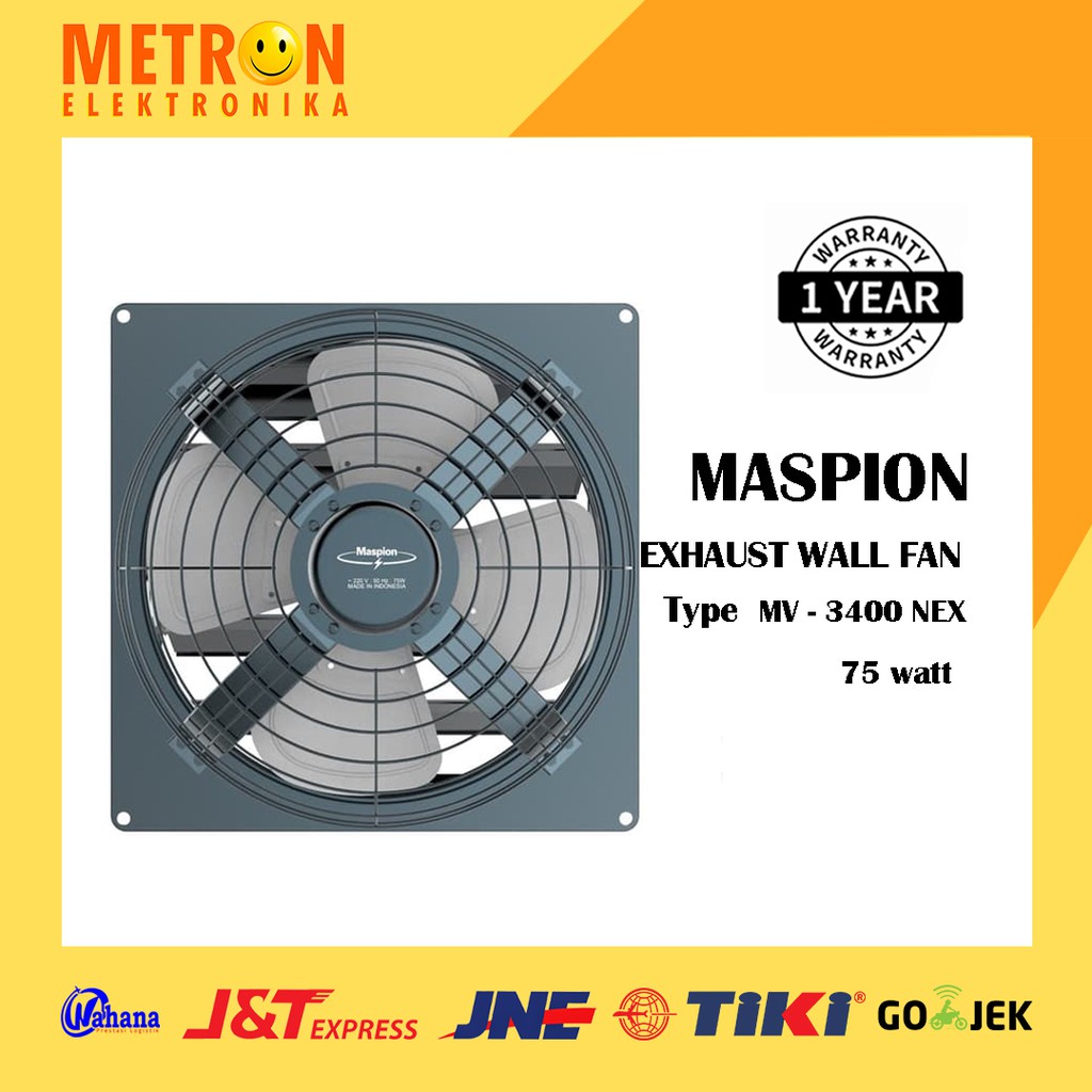 MASPION MV 3400 NEX / EXHAUST WALL FAN 16 IN / MV3400NEX