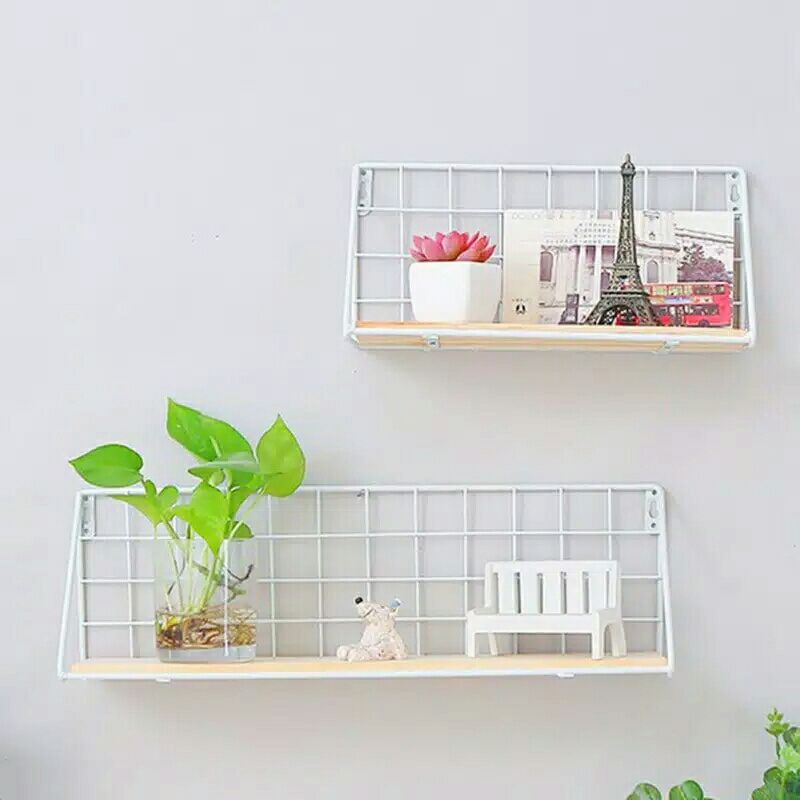 RAK DINDING TEMPEL RADIT PUTIH wall grid wire mesh original