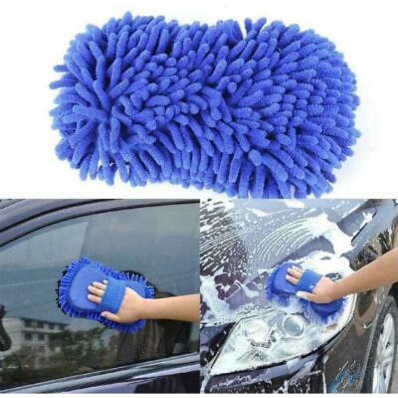 Z192 | Sponge Microfiber Cendol Pembersih Lap Alat Cuci Mobil Motor