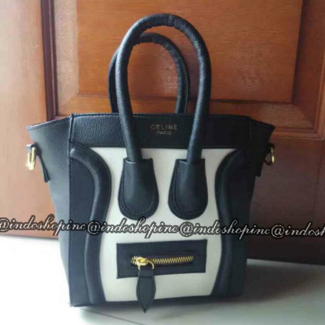 Tas wanita celine mini / celine 2tone mini