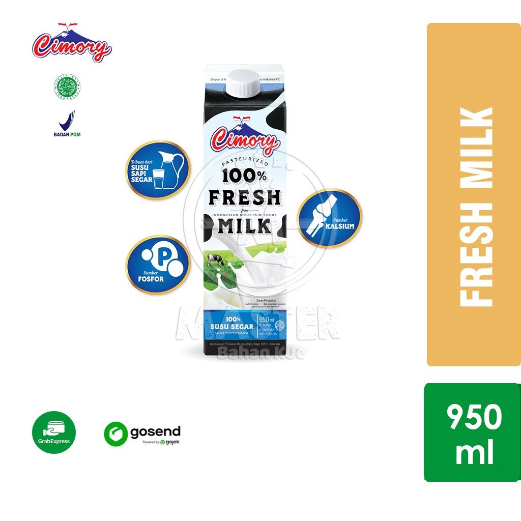 

CIMORY Fresh Milk Susu Segar [950 ml] KHUSUS INSTANT